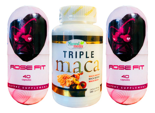 Zx Rose Adelgazante X2 + Triple Maca