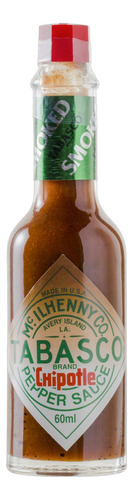 Molho de pimenta chipotle Tabasco sem glúten 60 ml