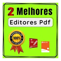 Comprar 2 Editores De  Pdf Profissionais Completos  Atualizados 