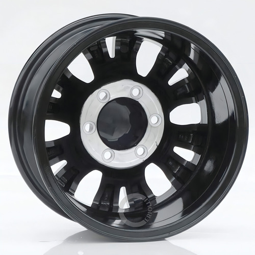 Jogo De Rodas Toyota Hilux Aro 22 Srx Diamond Srx Srv Cor Preta Diamantw