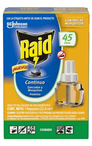 Raid 45 Noches Repuesto X33ml