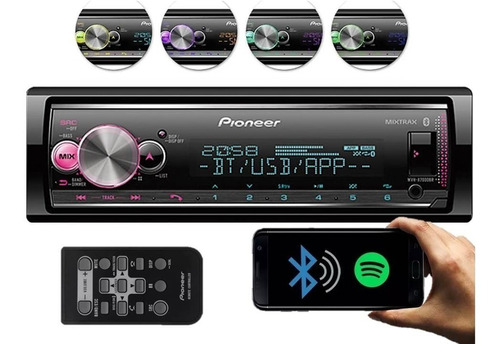  Rádio Pioneer Mvh X7000 Bt Mixtrax Fabricação Nacional Top