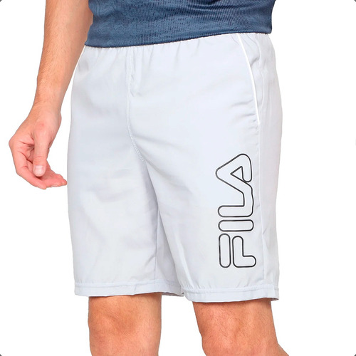 Bermuda Masculina Fila Original Shorts Academia Com Bolso