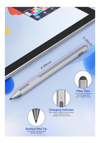 Lápiz Capacitivo Surface Pen For Microsoft Surface Pro Surfa