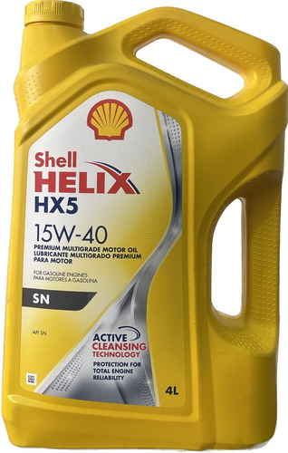 Shell Helix Hx5 15w40 - 8 Litros