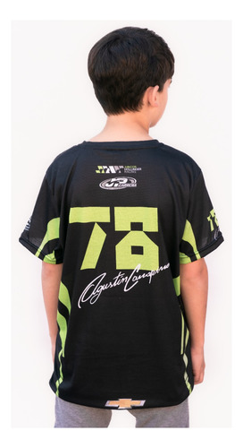 Imagen 4 de 5 de Remera Oficial Agustin Canapino Tc 2023 Niños