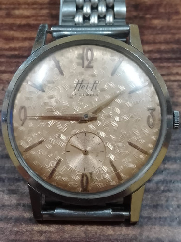 Reloj Hei-fi Mecánico 37 Mm Plateado Plateado Cobre (Usado)