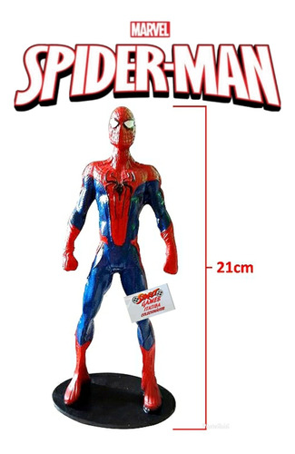 Boneco Homen Aranha Linda 18cm Super Detalhado 