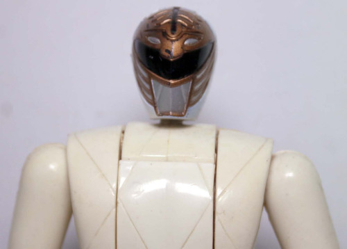 Power Rangers Branco Vira Cabeça Boneco Gigante 25cm Raro (Usado)