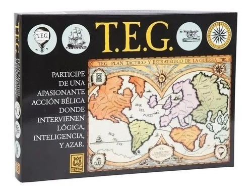 Teg Juego De Mesa Original Plan Tactico Estrategico Guerra