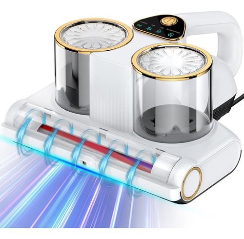 Aspirador De Ácaros Para Colchones Con Luz Uv Y Aire Calient
