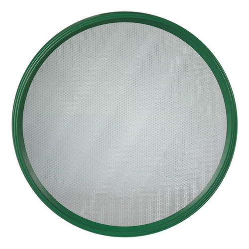 Peneira Mm Fuba 55cm Chapa Expandida Aro Plastico Verde 236