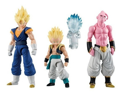 Dragon Ball Shodo Majin Buu Gotenks Vegeta Articulables Set