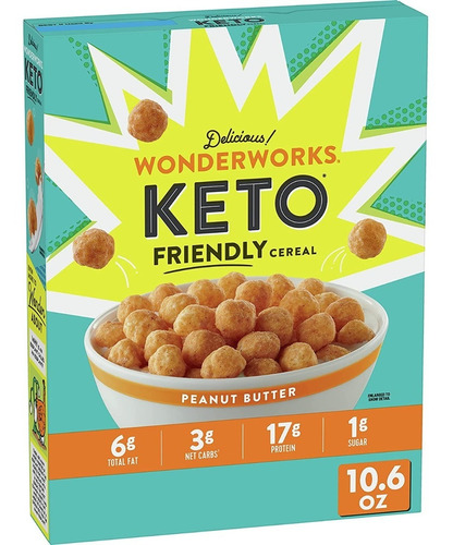 Wonderworks Keto Friendly Cereal Peanut Butter 300 G