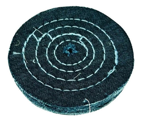 Roda De Pano Disco De Tecido Jeans Para Polimento 15 Cm