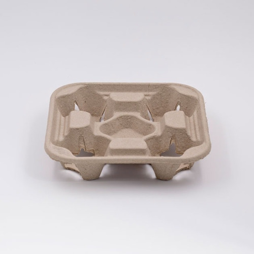 Imagen 2 de 2 de Portavasos De Carton Biodegradables Ecologicos Caja 50 Pz