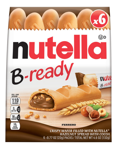 Nutella B-ready Ferrero 132g Americano