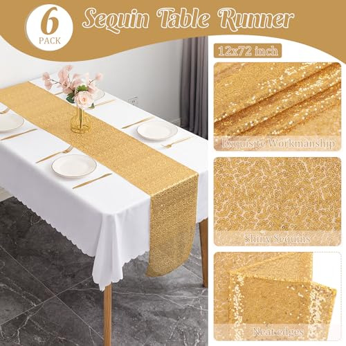 Juego De Manteles Y Camino De Mesa Brillantes Para Eventos E