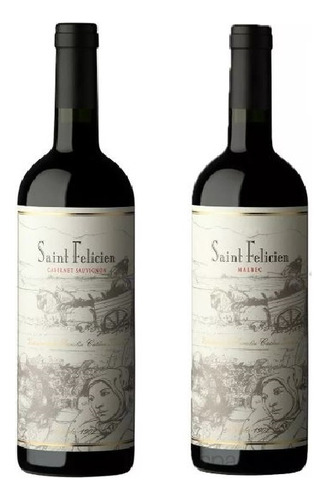 Pack X2 Vino Saint Felicien Cabernet -malbec 750ml