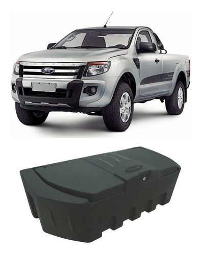 Caixa Trunk Ford Ranger 2013 A 2016 Cs Caçamba Ferramentas