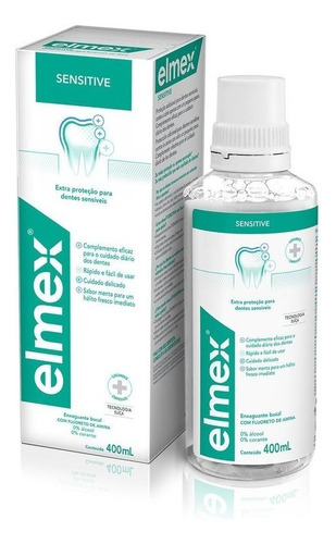 Enxaguante Bucal Elmex Sensitive 400ml - Extra Proteção