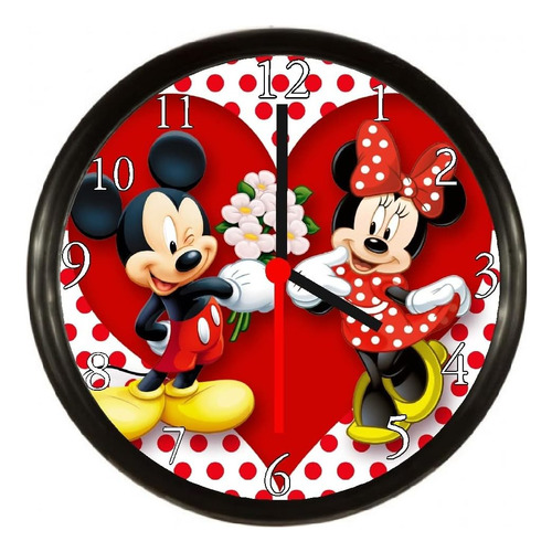 Reloj De Pared De Regalo De Mickey Minnie