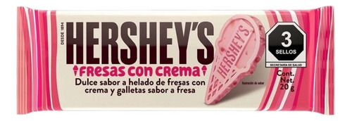 Hershey's Dulce Sabor Helado Fresas Con Crema 6 Pack 20g C/u