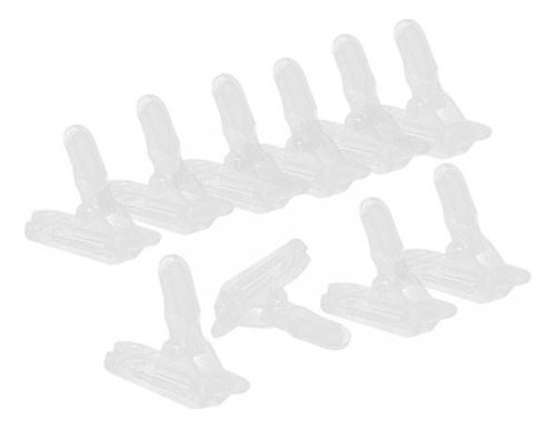 2 X 10 Uds Clips Para Lona Empuñaduras De Bloqueo Claro