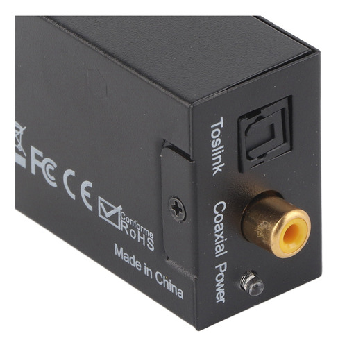 Convertidor De Audio Coaxial Digital Analógico Spdif A Rca
