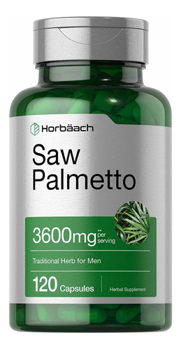 Saw Palmetto 3,600mg El Más Potente Prostata Original Eeuu