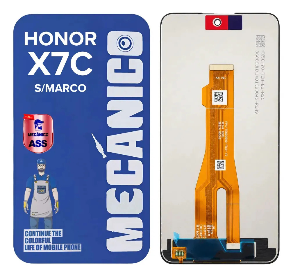 Modulo Compatible Honor X7c Sin Marco Ass Mecanico Alta Gama Pantalla Tactil Vidrio Frontal Repuesto Cambio Reparacion Flex Conector Celular Telefono Touch Screen Definicion Premium Calidad Tecnico