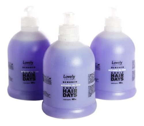 Activador De Rizos Scrunch Lovely Rulos - Ex Revlon X 3 Unid