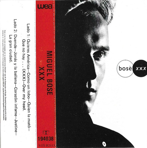 Miguel Bose - Xxx