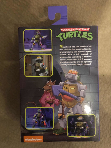 Metalhead Tmnt Figura Neca Cartoon (Usado)