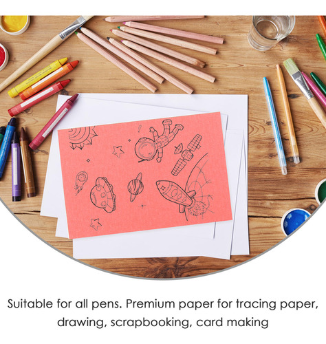 50 Hojas De Goma De Papel De Transferencia Multiusos De Colo