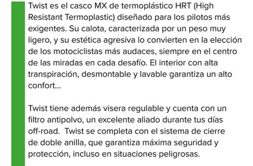 Casco Airoh Cross Twist Negro -thormoto-