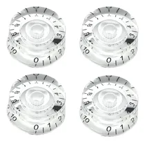 Comprar Aitaiya 4pcs Clear Lp Guitar Guitar Knobs Y Guitar Bass Volu