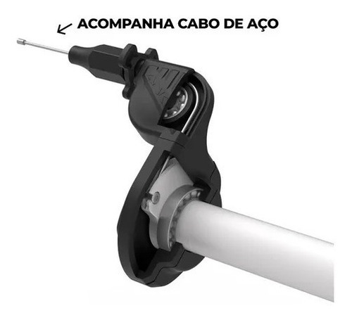 Acelerador Rápido Anker C/rolamento + Cabo Para Motos 4t