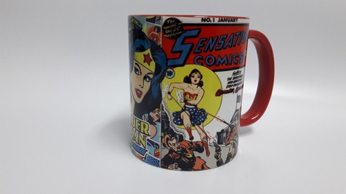 Taza Mujer Maravilla Wonder Woman Comic