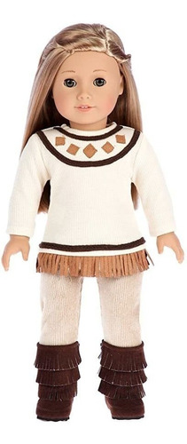 Pocahontas  3 pieza Outfit  ropa De Muñecas (18.