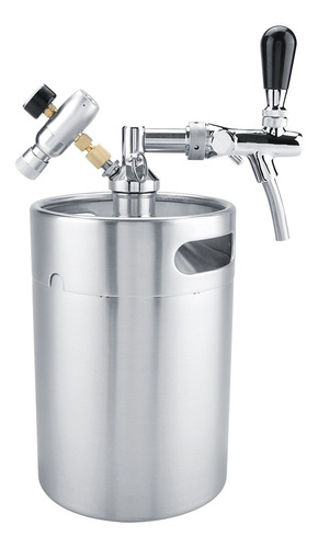 Barril De Cerveza De Acero Inoxidable De 5 L Y Mini Dispensa