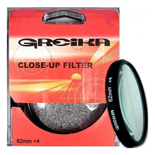 Filtro Close Up 62mm +4 - Greika