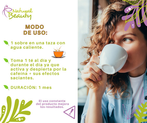 3 En 1 Detox + Black Tea | Controla El Apetito