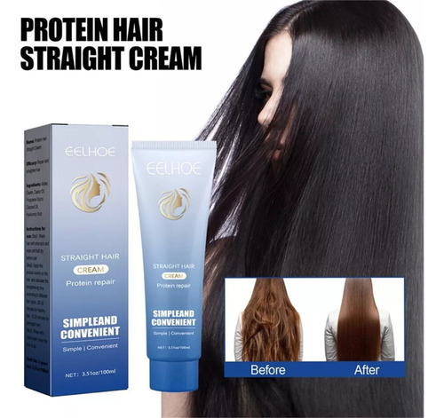 Crema Para Alisar El Cabello Tanto Para Hombres Como Para Mu