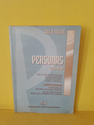 Personas, Volumen 3. Saul D . Cestau