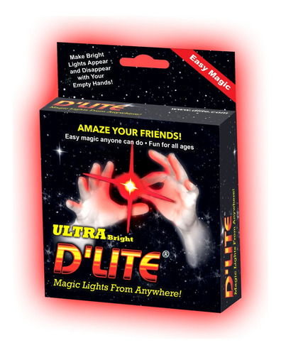 Dlite S Junior Red Lightup Magic - Juego De Pulgares / 2 Lu.