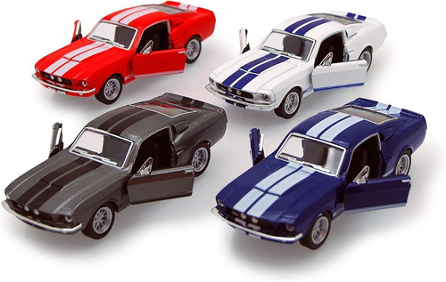 Auto Colección Metal Kinsmart 1967 Shelby Gt-500 1/38