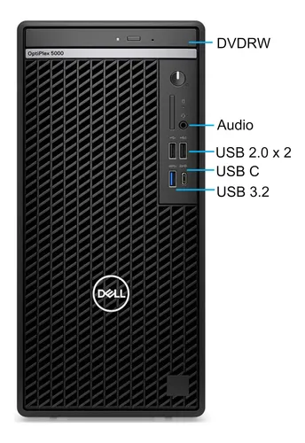 Desktop Dell Optiplex 5000 Tower Intel I9-12900k 64gb Ram 2t