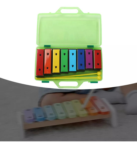 Xilófono Para Niños, Xilófono Glockenspiel De 8 Notas, 15