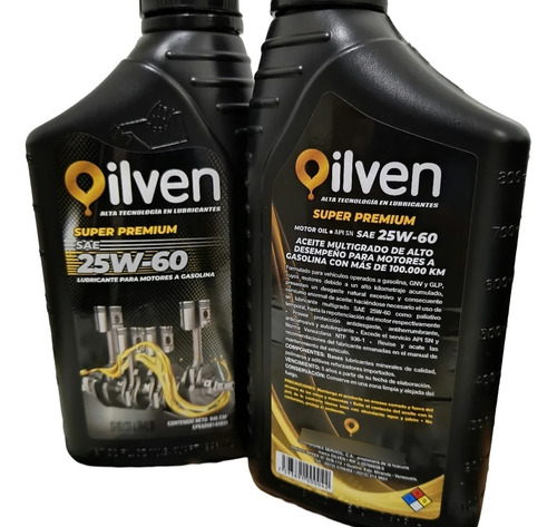 Aceite Para Motor Oilven 25w60 Mineral 